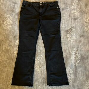 Lee Midrise Bootcut jeans black